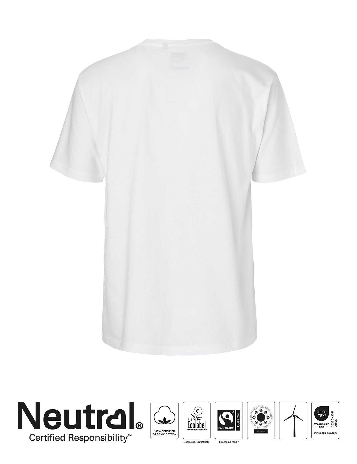 Unisex T-shirt m. broderi
