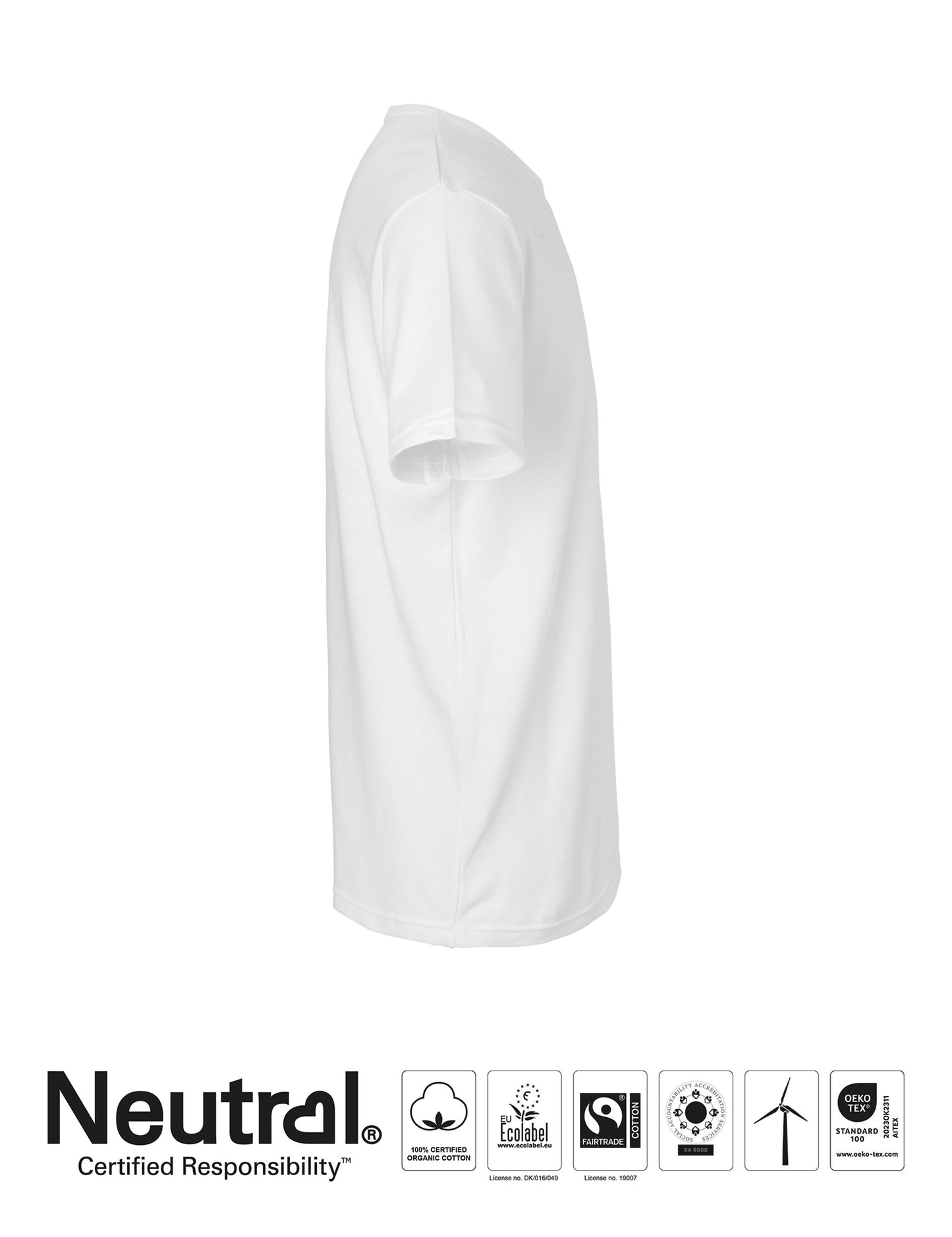 Unisex T-shirt m. broderi